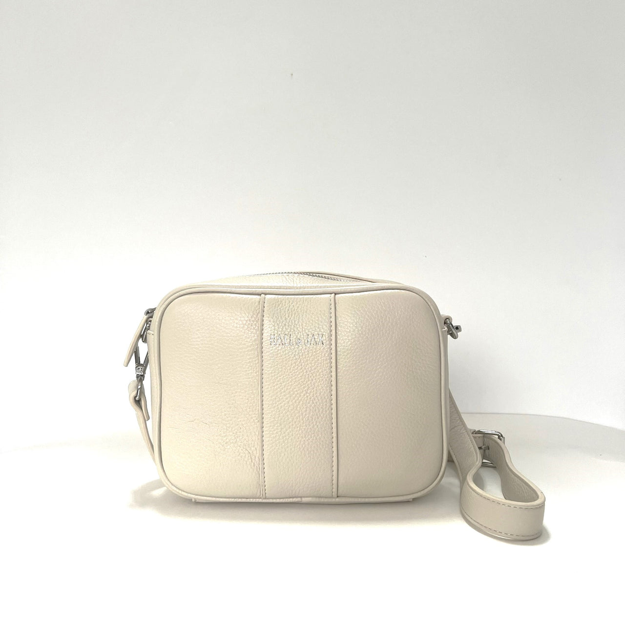NATE BAG Bone Leather