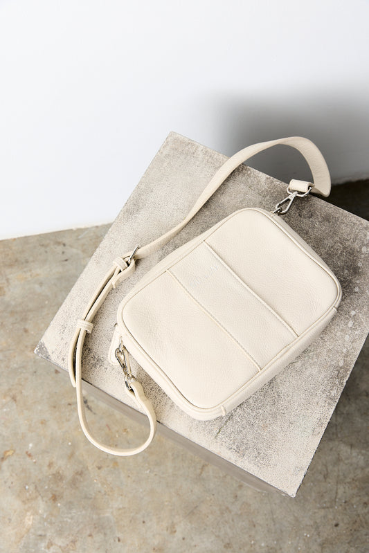 NATE BAG Bone Leather