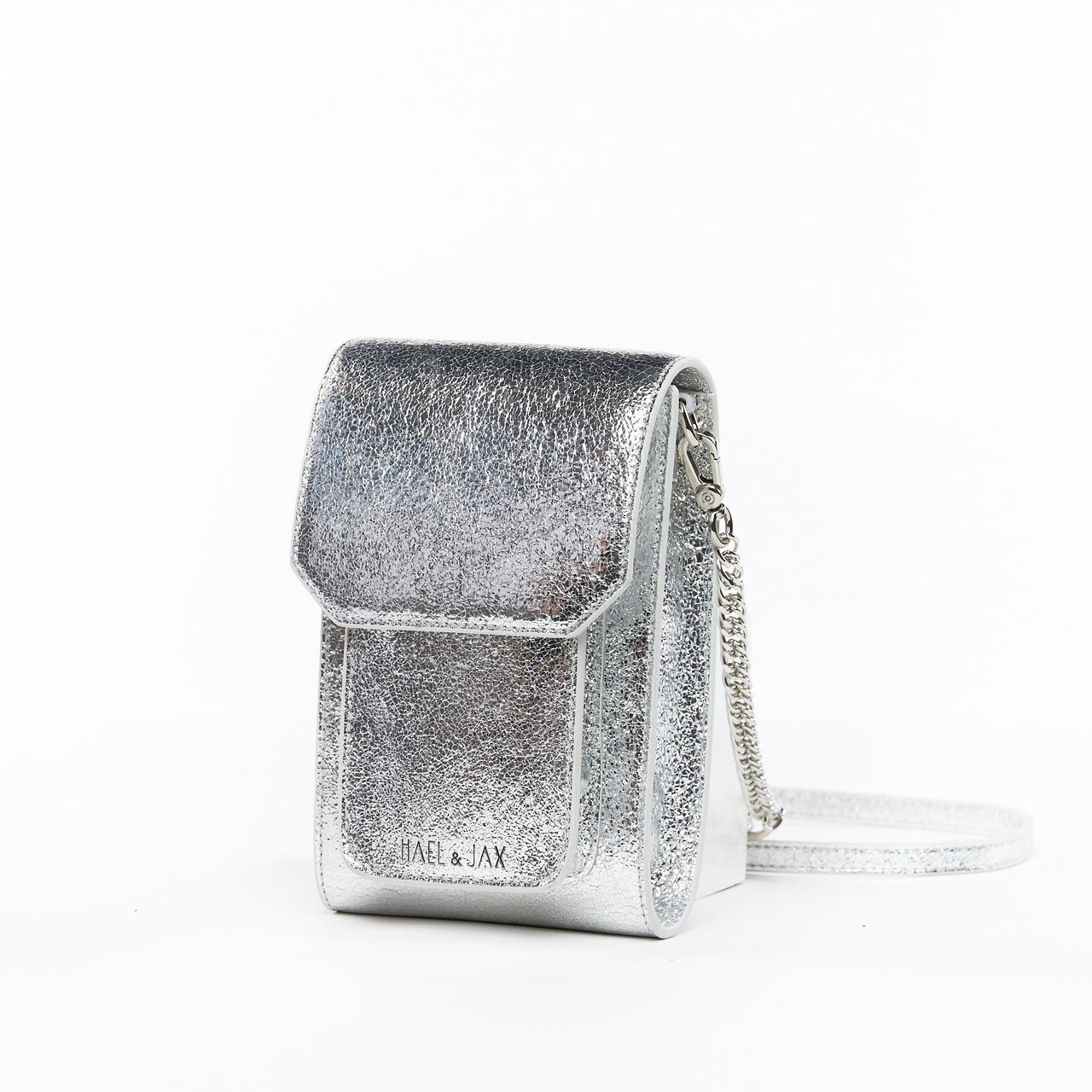 PALOMA BAG Silver Leather